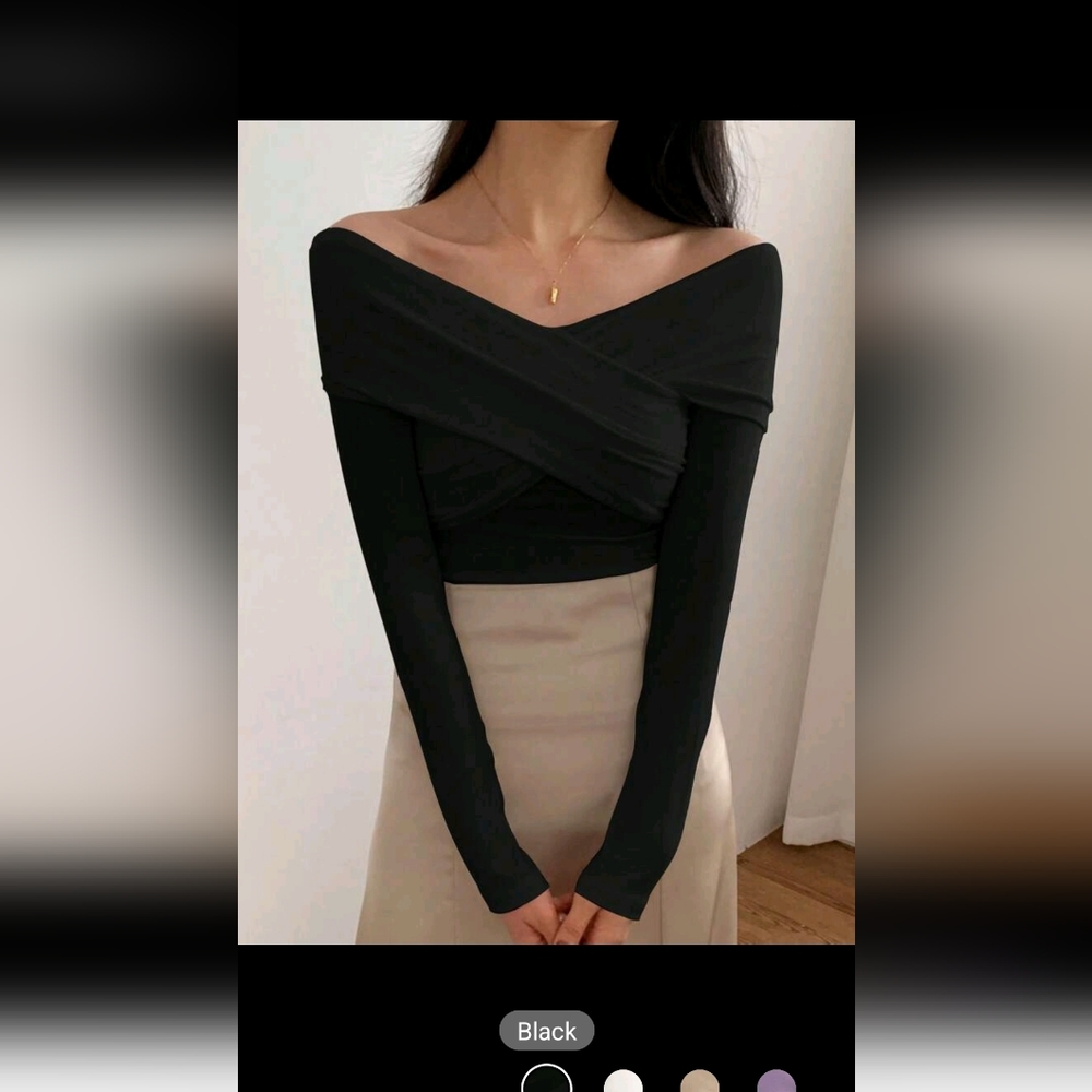 Off Shoulder Top - Picture 3 of 6